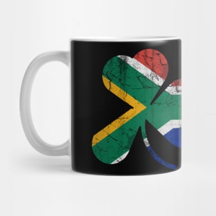 South Africa Flag Shamrock St Patrick's Day Mug